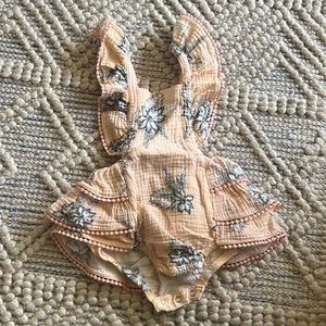 Jessica  Simpson | light pink floral baby jumper | 24m